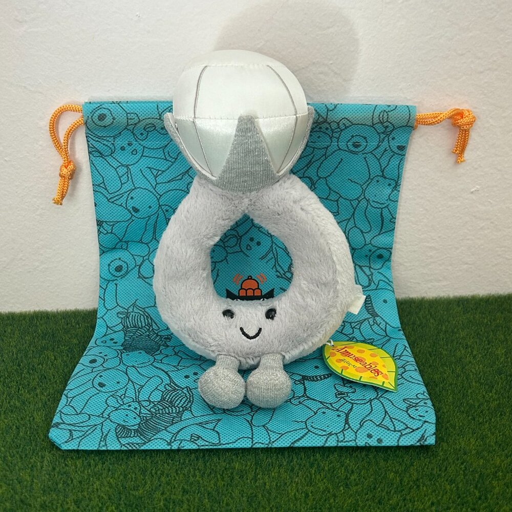 Jellycat Amuseables Diamond Ring NWT Authentic Fast Shipping
